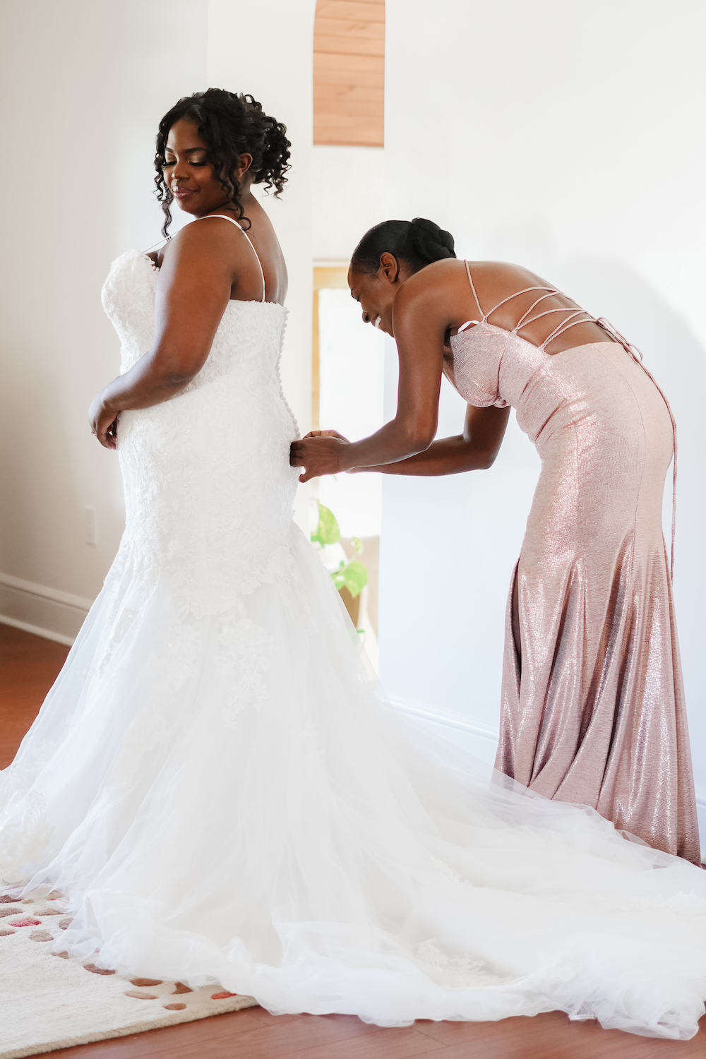 Bride and Groom dancing